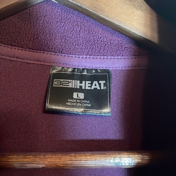 32 Heat Plum Fleece Sweater - Picture 6 of 6
